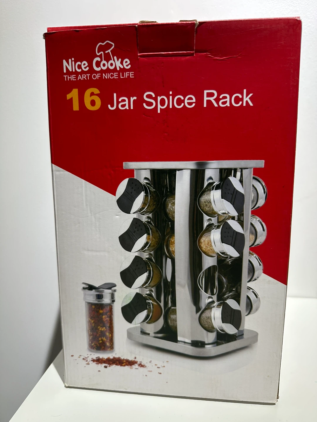Nice Cooke 16 Jar Spice Rack