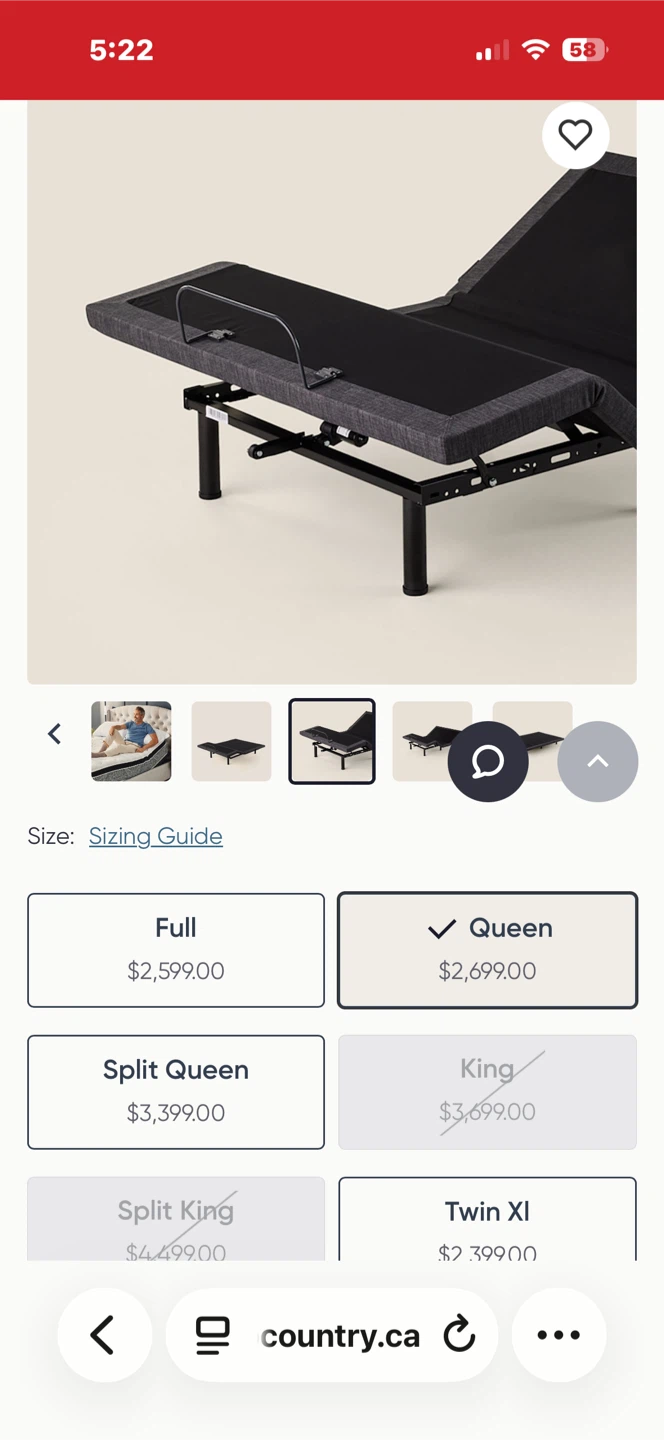 Serta Queen Adjustable Bed Frame - photo 3