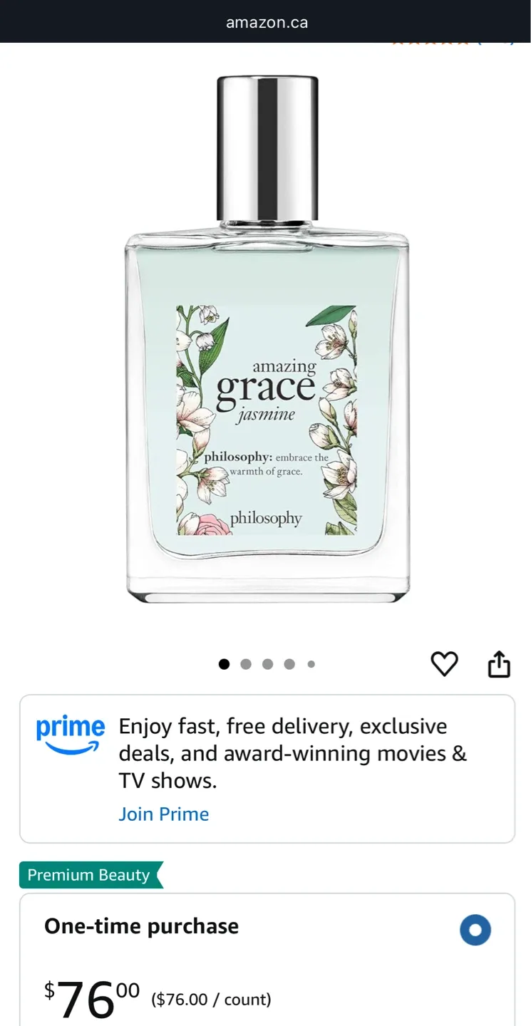 Philosophy Amazing Grace Jasmine Eau de Toilette 60ml image indicator(2)