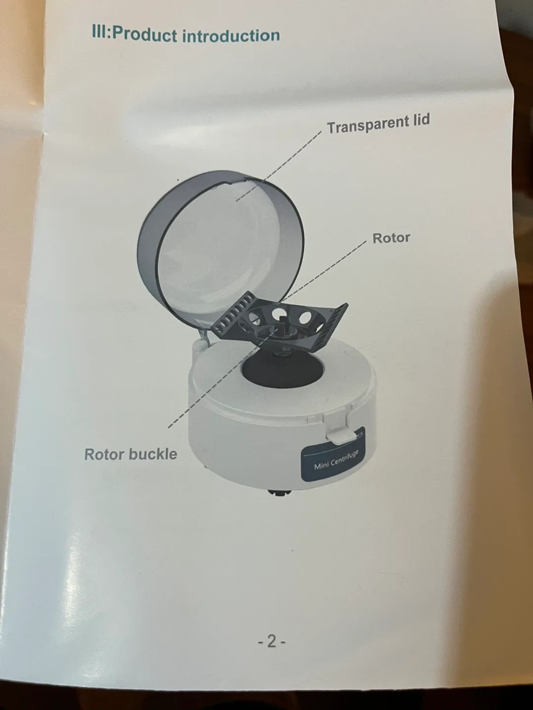 Lab Fish Mini Centrifuge MC-4K - Like New! image indicator(3)