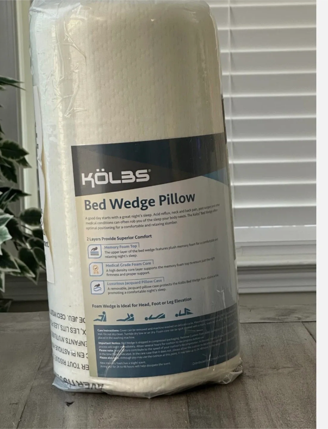 Kölbs Bed Wedge Pillow - Brand New! image indicator(2)