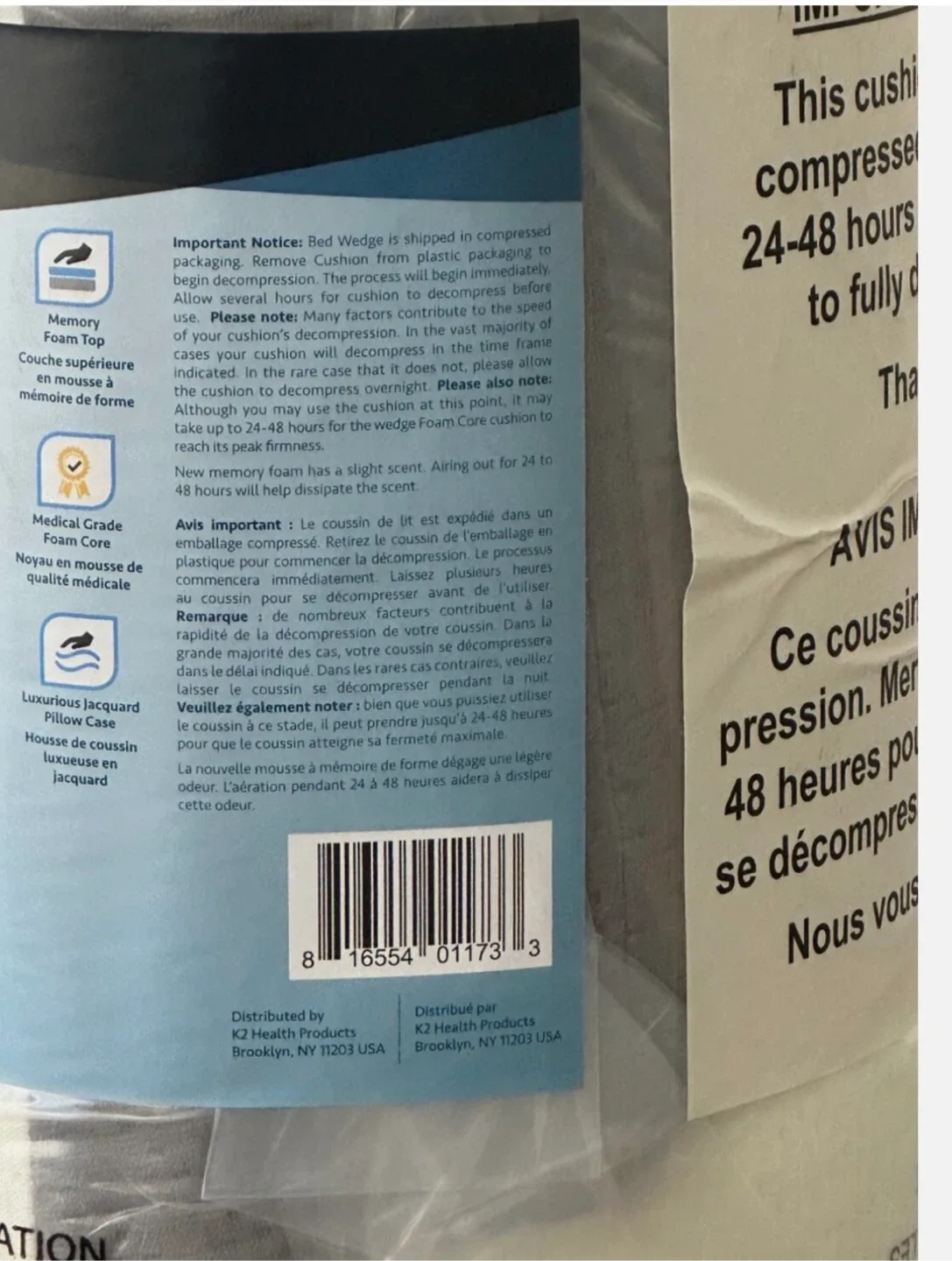 Kölbs Bed Wedge Pillow - Brand New! image indicator(5)