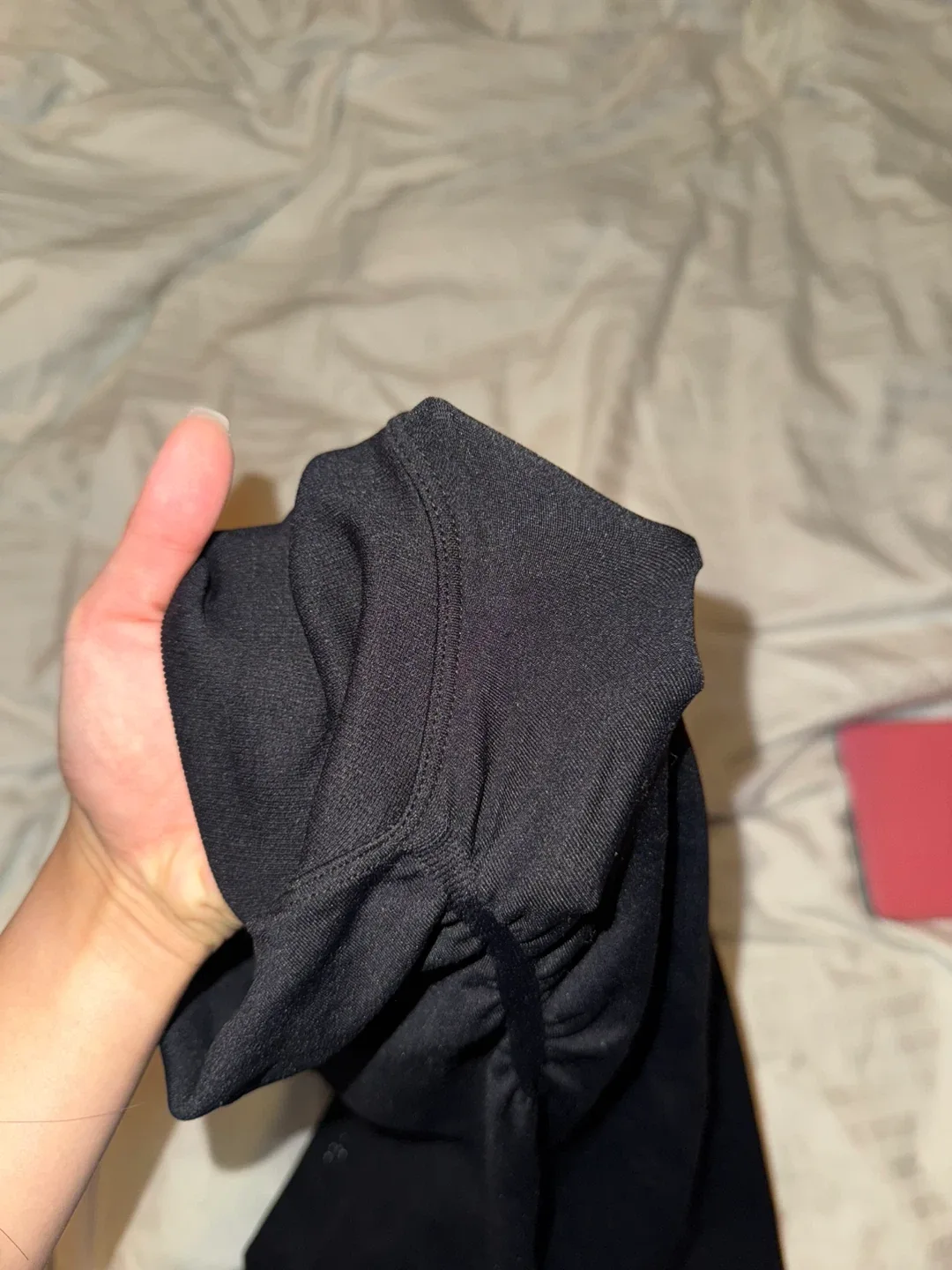 Black Scrunch Butt Leggings image indicator(2)