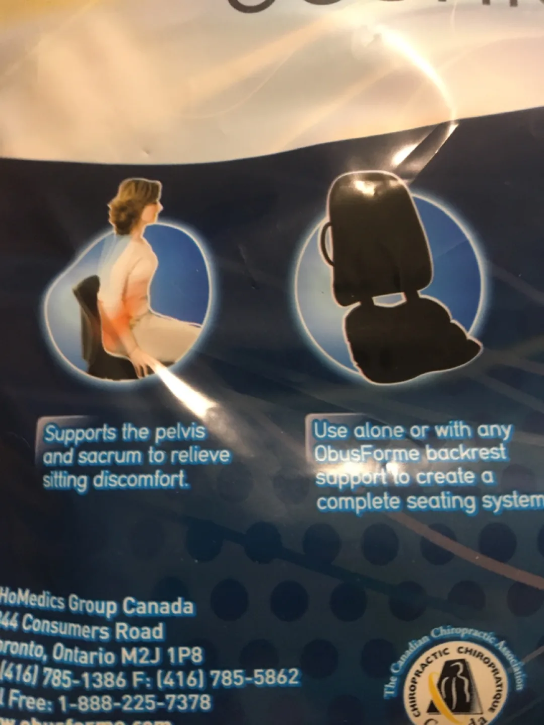 ObusForme Contoured Seat Cushion - New in Package image indicator(2)