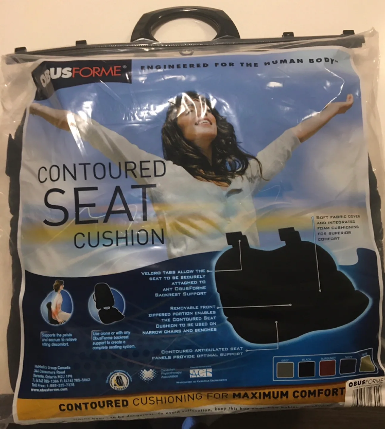 ObusForme Contoured Seat Cushion - New in Package thumbnail
