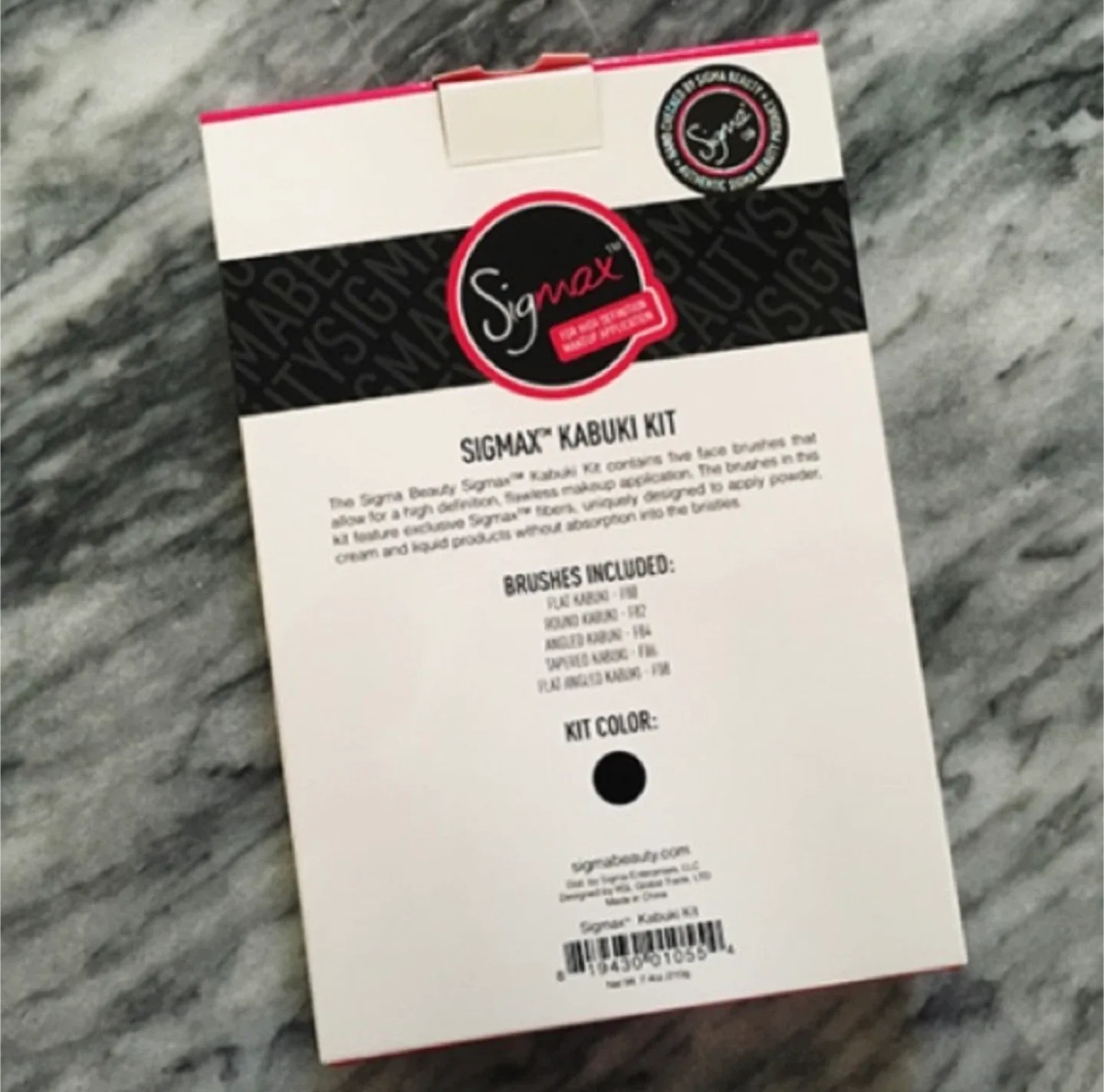 NEW! Discontinued SIGMA Sigmax Kabuki Face Makeup Brush Kit image indicator(5)