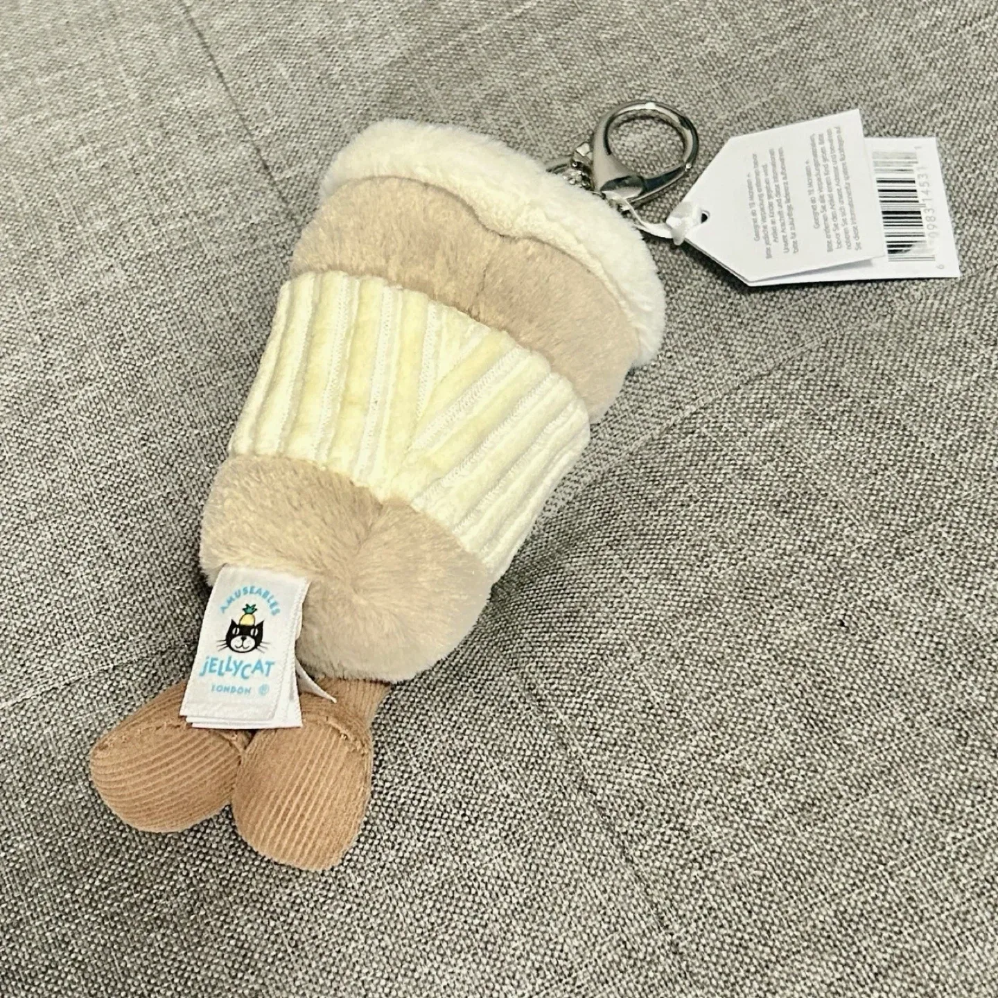 Jellycat Amuseables Coffee-to-Go Bag Charm- New image indicator(2)