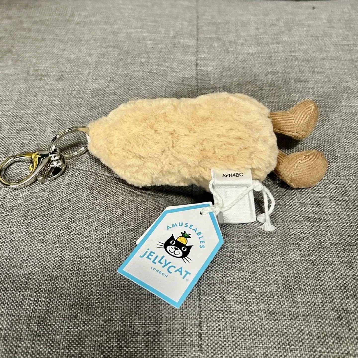 Jellycat Amuseables Peanut Bag Charm image indicator(3)
