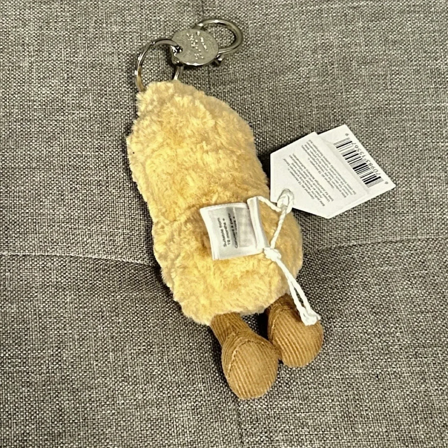Jellycat Amuseables Peanut Bag Charm image indicator(2)