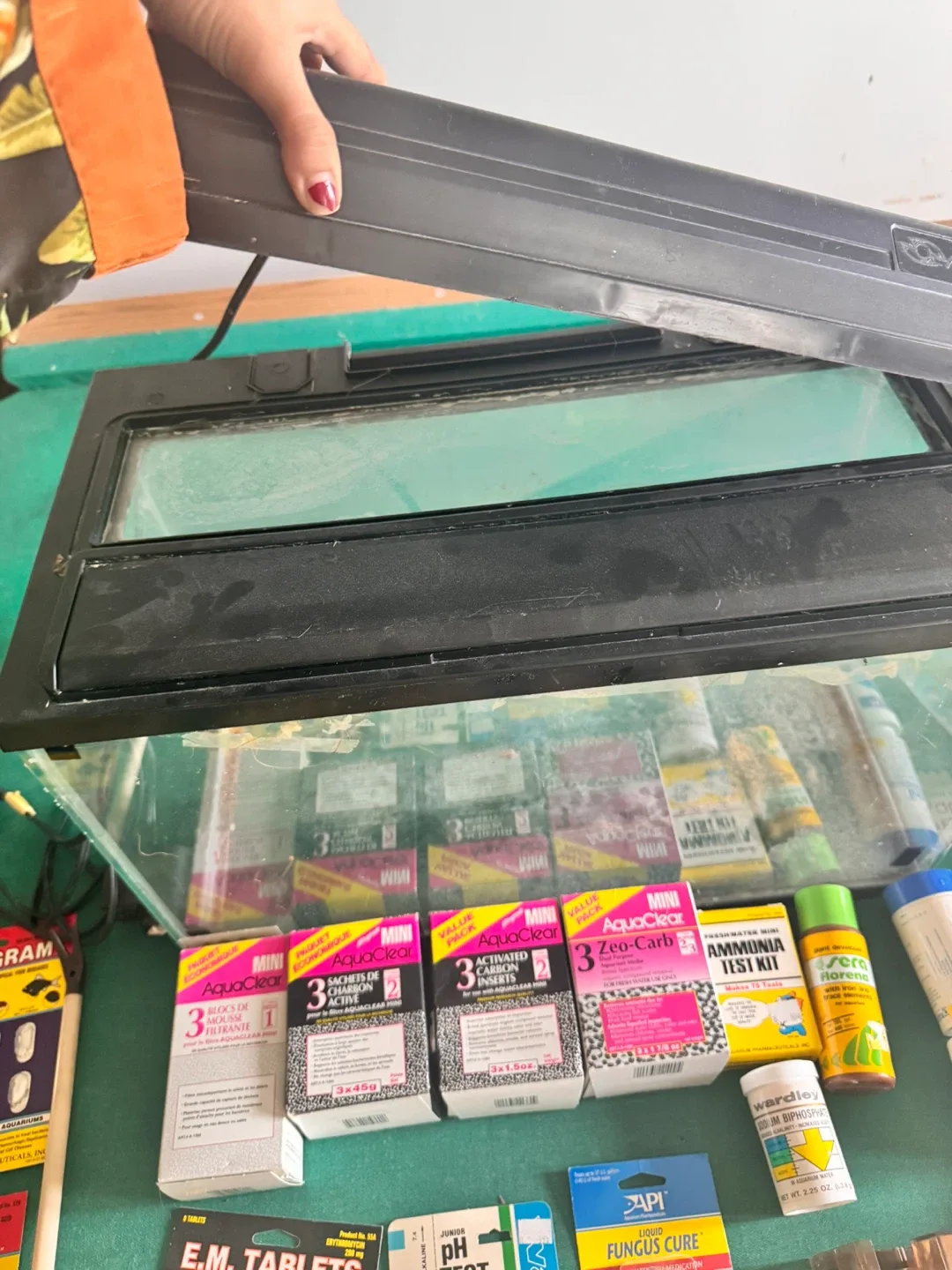 10 Gallon Fish Tank + Supplies image indicator(3)