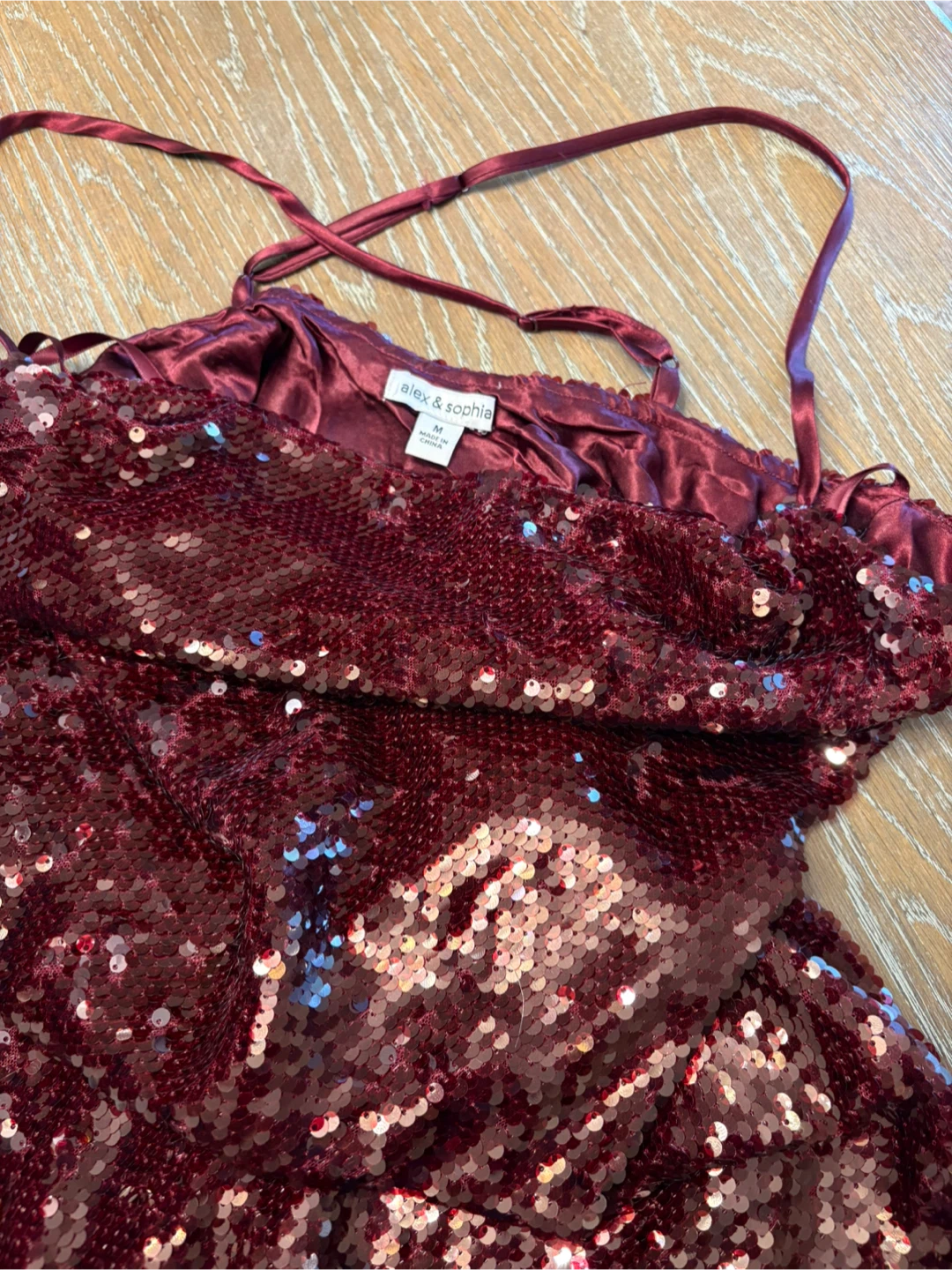 Alex & Sophia Sequin Dress - Size M - photo 4