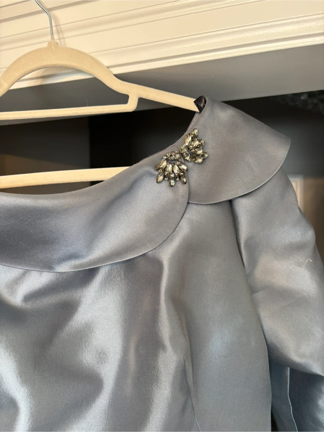Silver Dress with Embellishment - photo 4