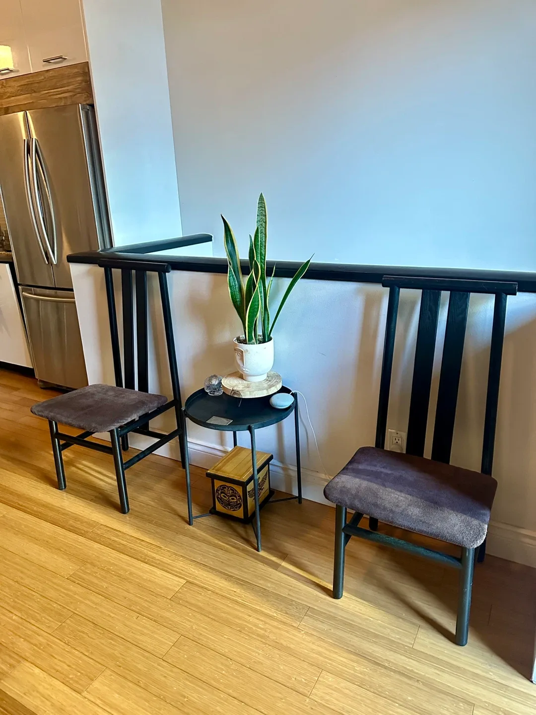 AUTHENTIC ITALIAN BRUTALIST HIGH BACK CHAIRS MCM VINTAGE BAUHAUS thumbnail