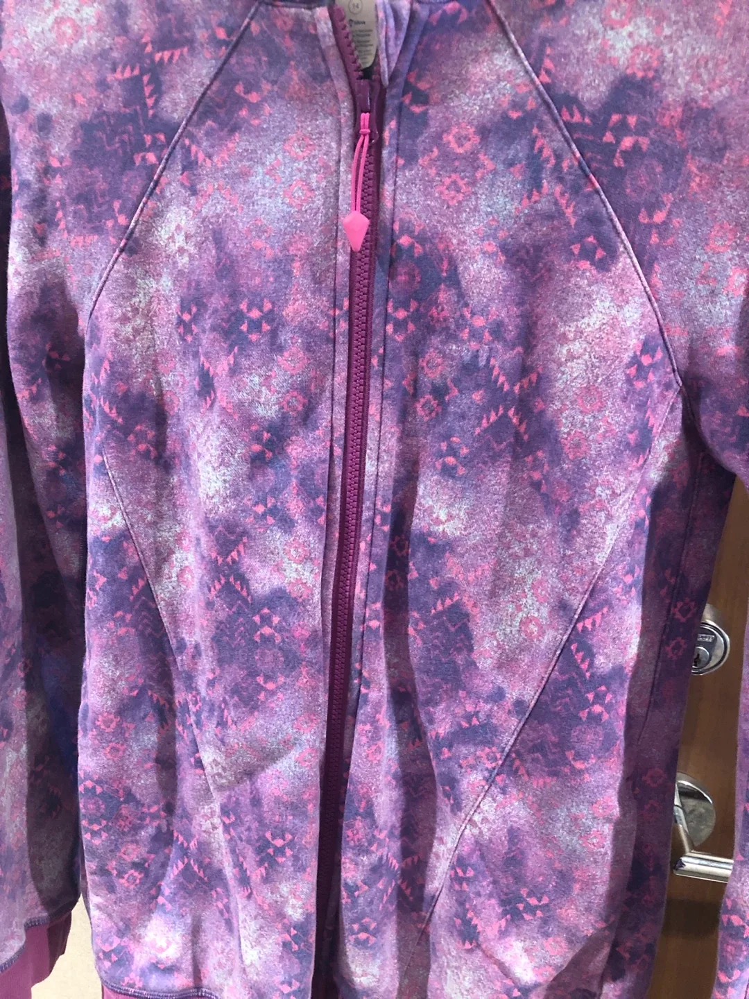Ivivva Girls' Purple Hoodie, Size 14 / size S image indicator(2)
