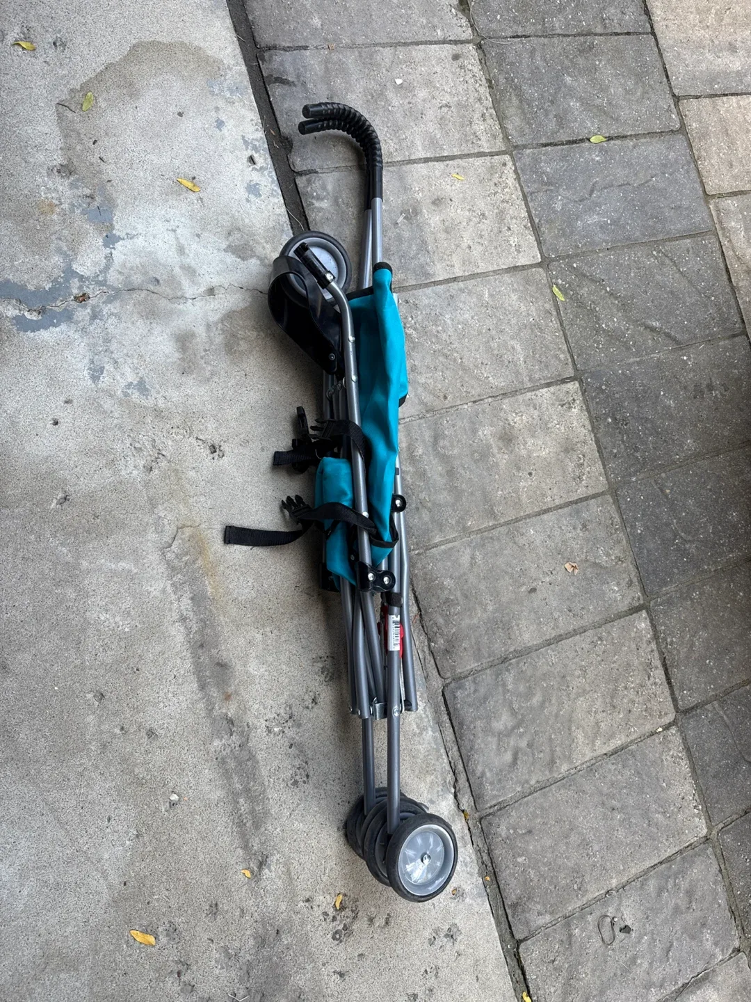 Foldable Teal Stroller thumbnail