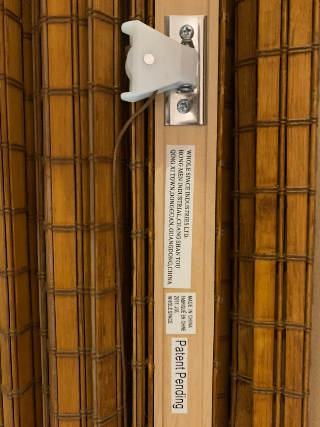 Set of 2 - Bamboo Roller Blinds - Whole Space Industries image indicator(4)