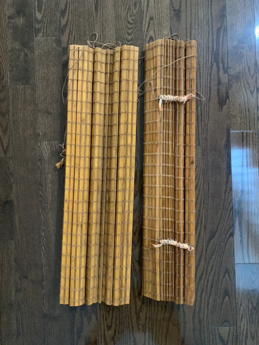 Set of 2 - Bamboo Roller Blinds - Whole Space Industries image indicator(2)