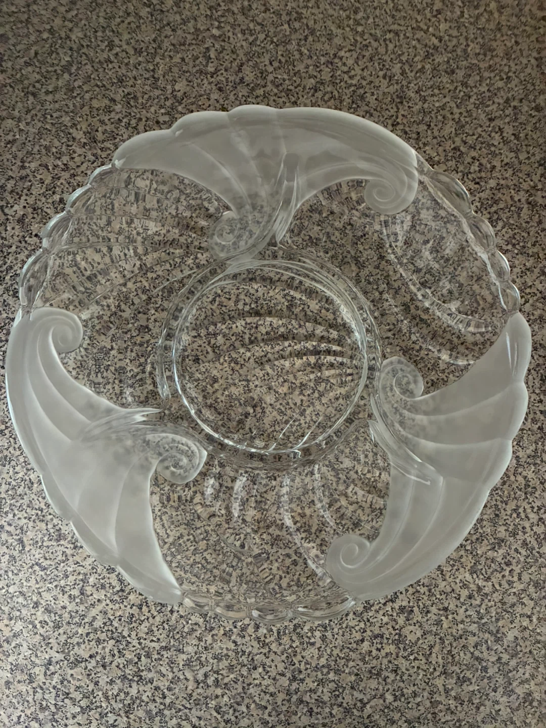 Crystal Clear Studios Frosted Serving platter - photo 2
