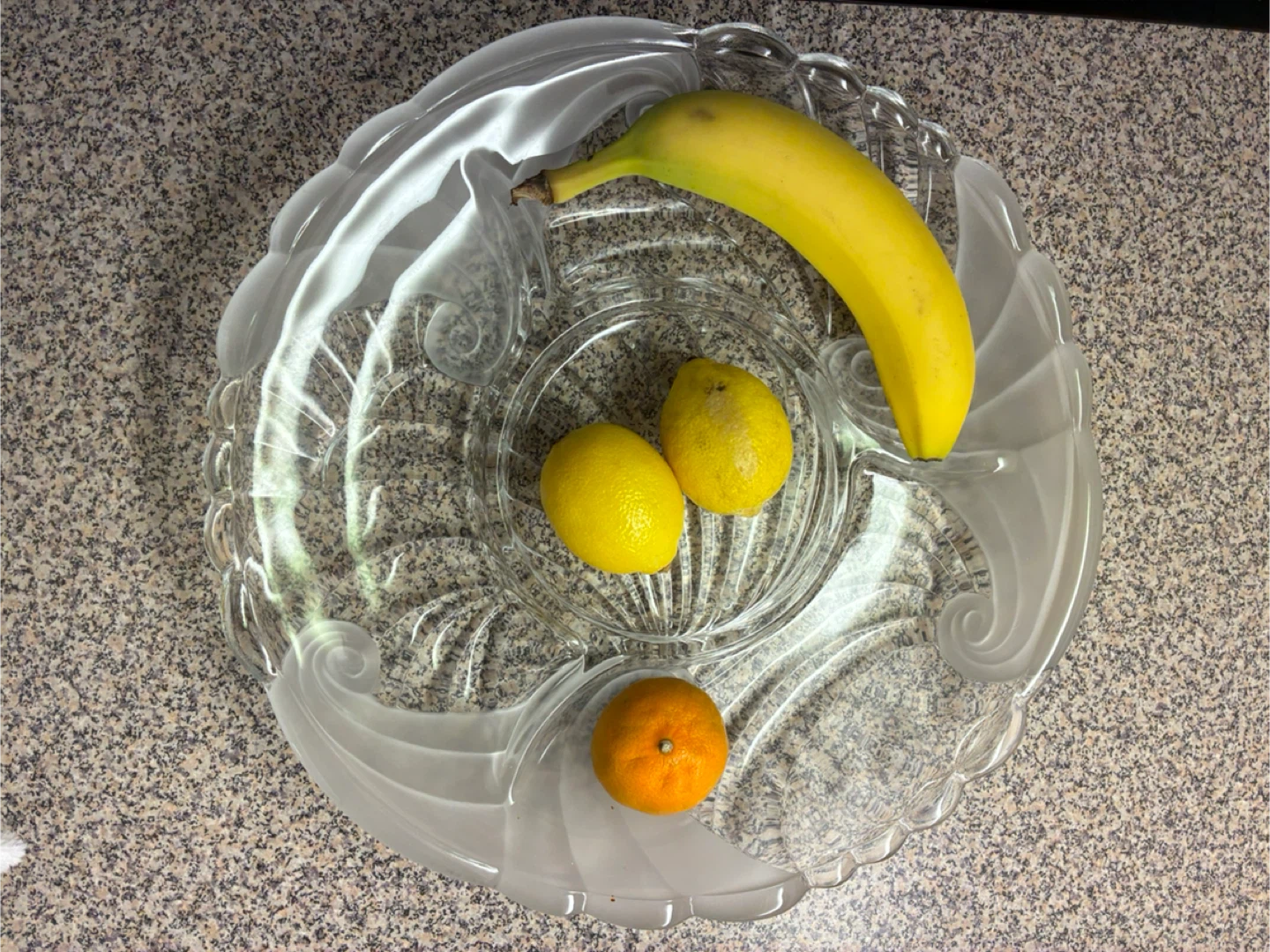 Crystal Clear Studios Frosted Serving platter - photo 4