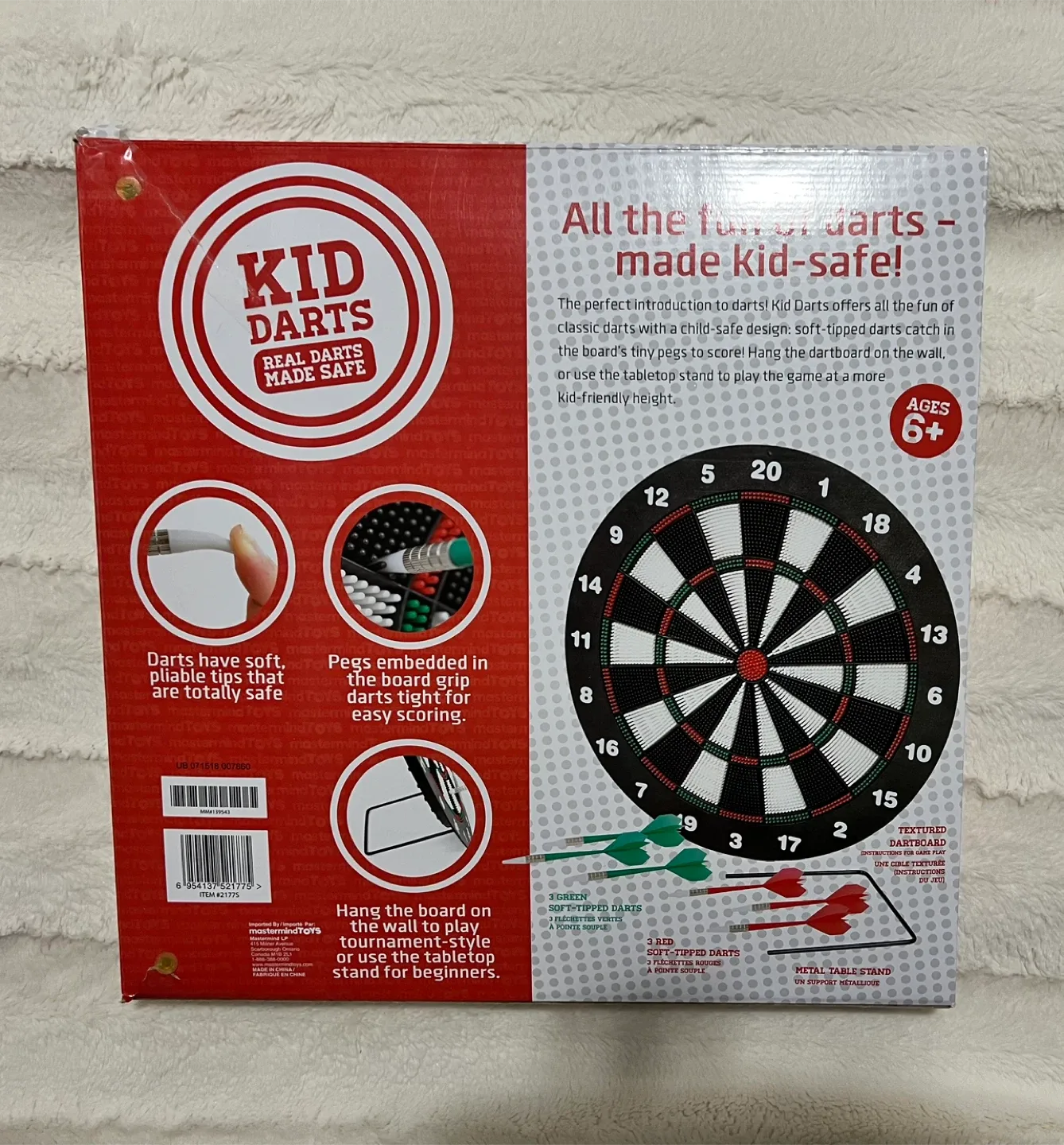 Kid's Safety Tip Dart Board image indicator(2)