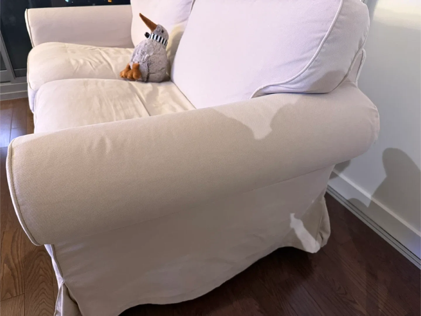 IKEA Ektorp Loveseat Sofa - Cream Coloured image indicator(3)