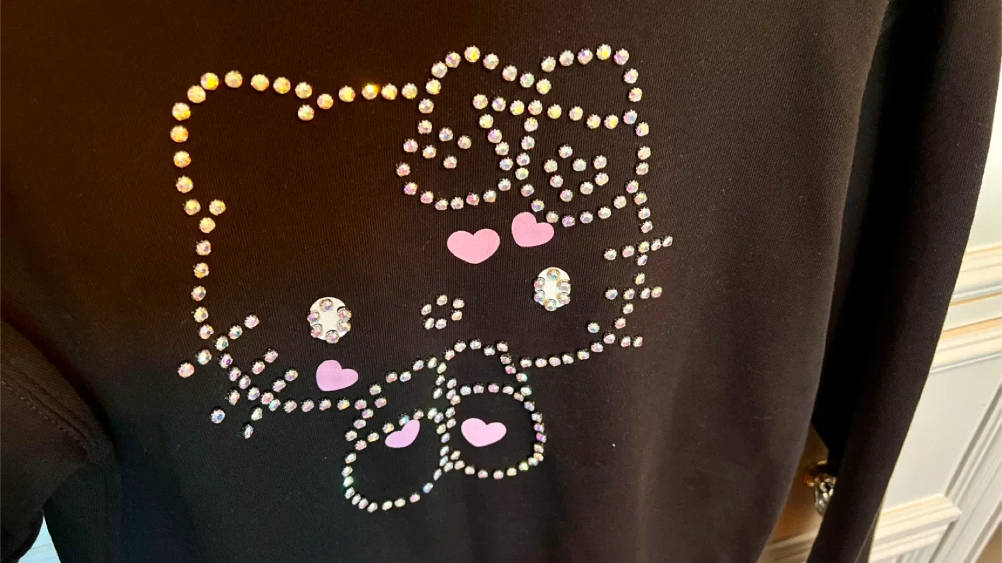 Hello Kitty rhinestone top youth 13/14 image indicator(6)