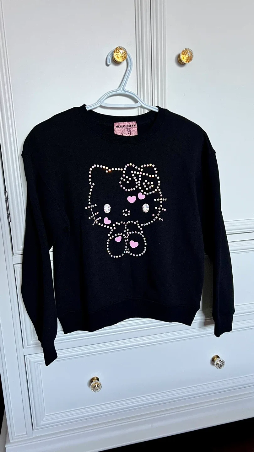 Hello Kitty rhinestone top youth 13/14 image indicator(2)
