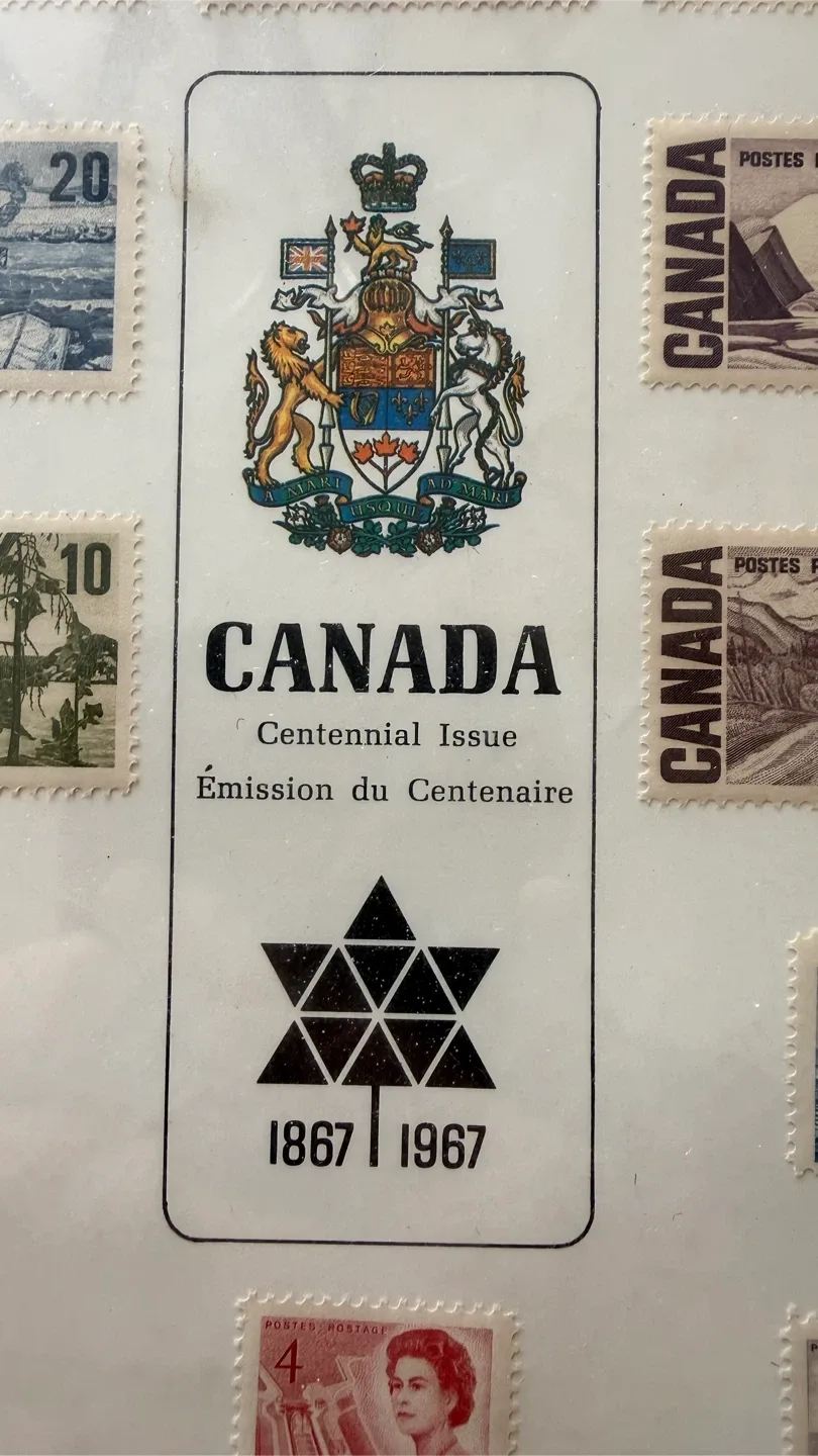 Canada Centennial Issue Stamps 1867-1967 image indicator(4)