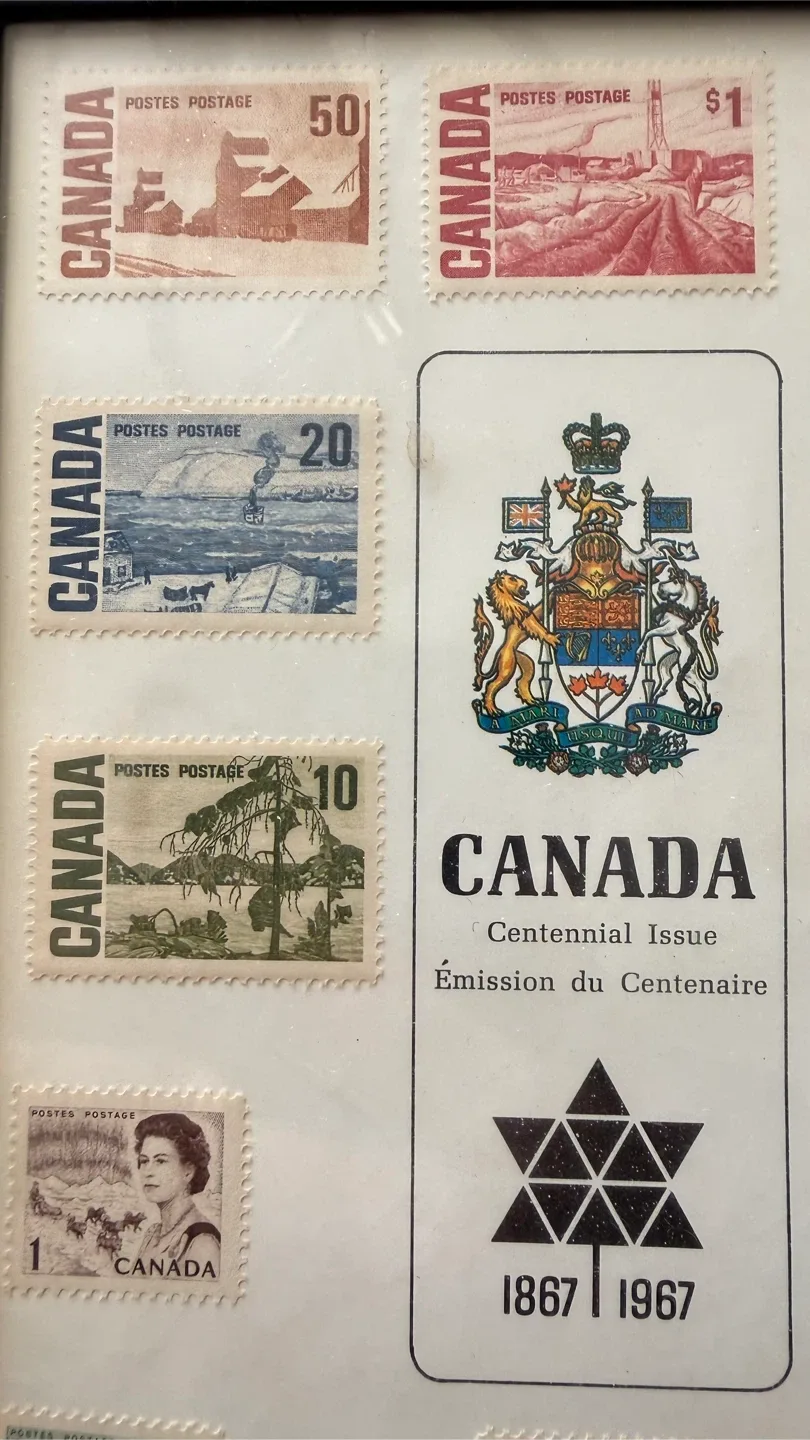 Canada Centennial Issue Stamps 1867-1967 image indicator(3)
