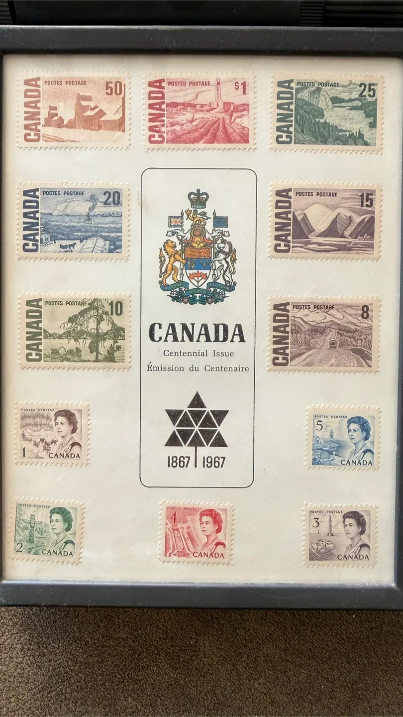 Canada Centennial Issue Stamps 1867-1967 image indicator(2)