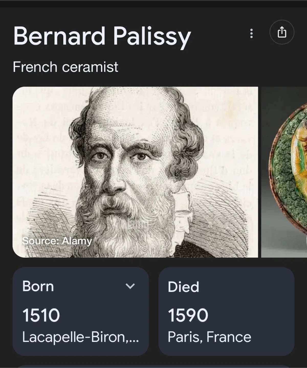 Bernard Palissy Style Decorative Plate image indicator(3)