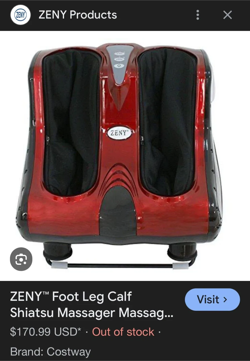 ZENY Foot Leg Calf Shiatsu Massager image indicator(3)