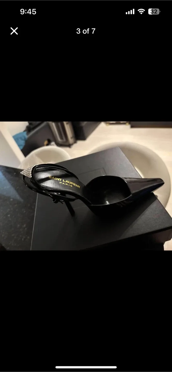 Saint Laurent Black Heels YSL image indicator(3)