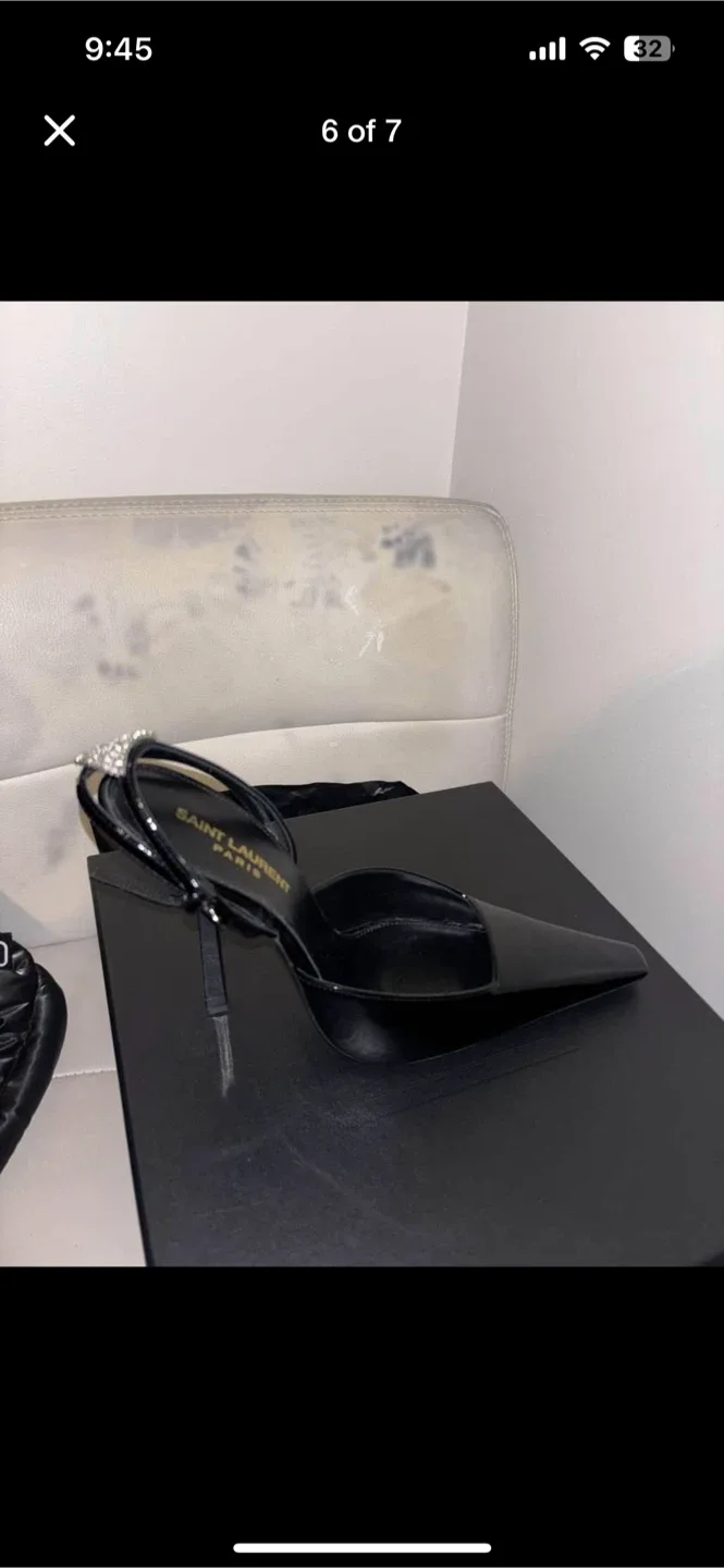 Saint Laurent Black Heels YSL image indicator(6)