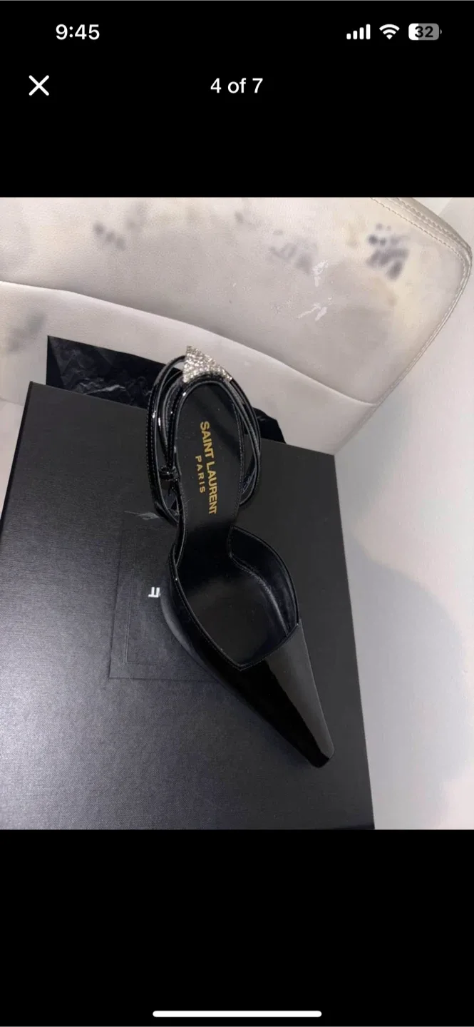 Saint Laurent Black Heels YSL image indicator(5)