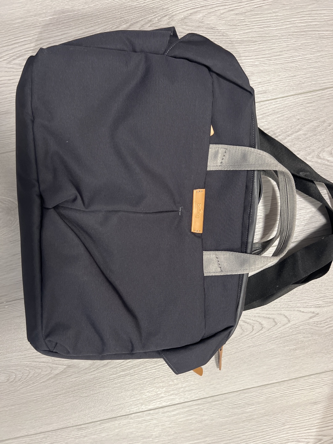 Dark grey laptop bag