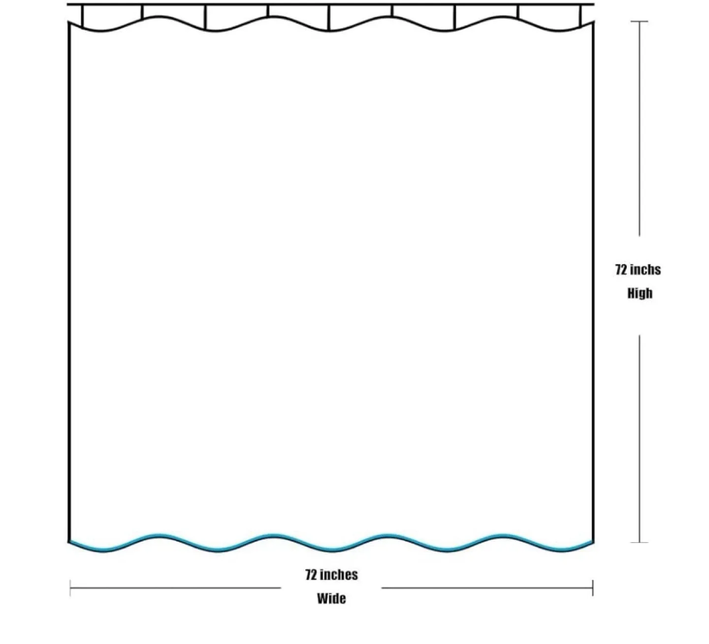 Set of Blue Polka Dot Shower Curtain and Bathmat Blue image indicator(2)