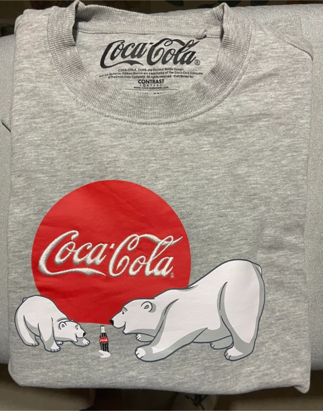 Coca-Cola Polar Bear Grey Sweatshirt image indicator(2)