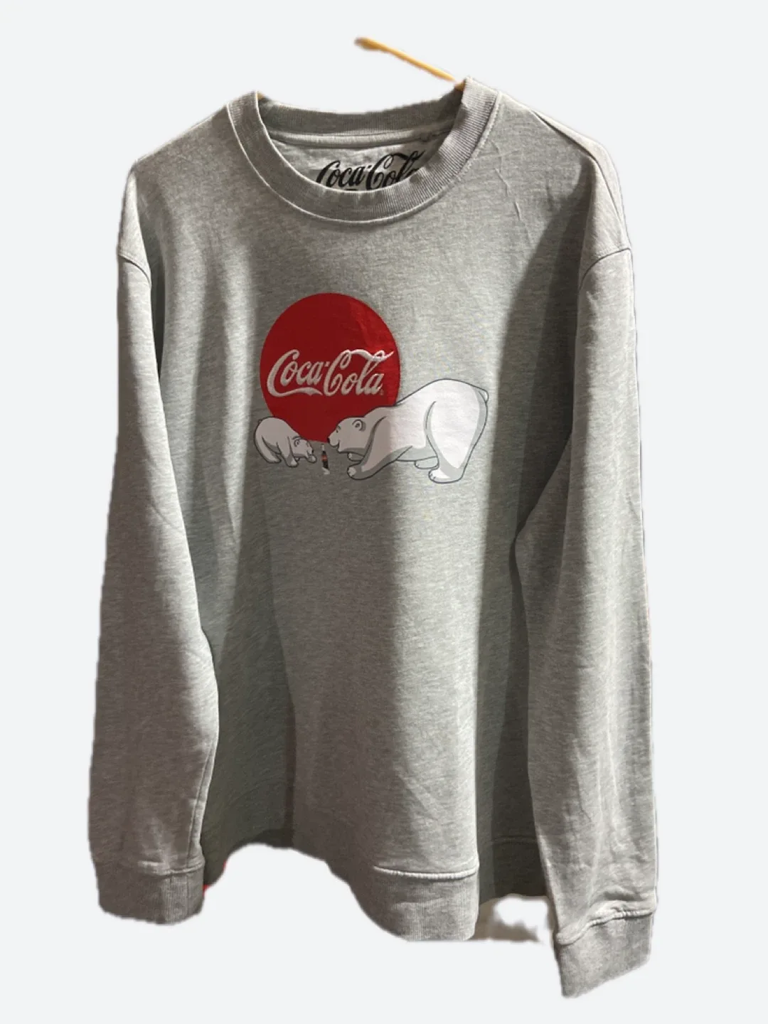 Coca-Cola Polar Bear Grey Sweatshirt thumbnail