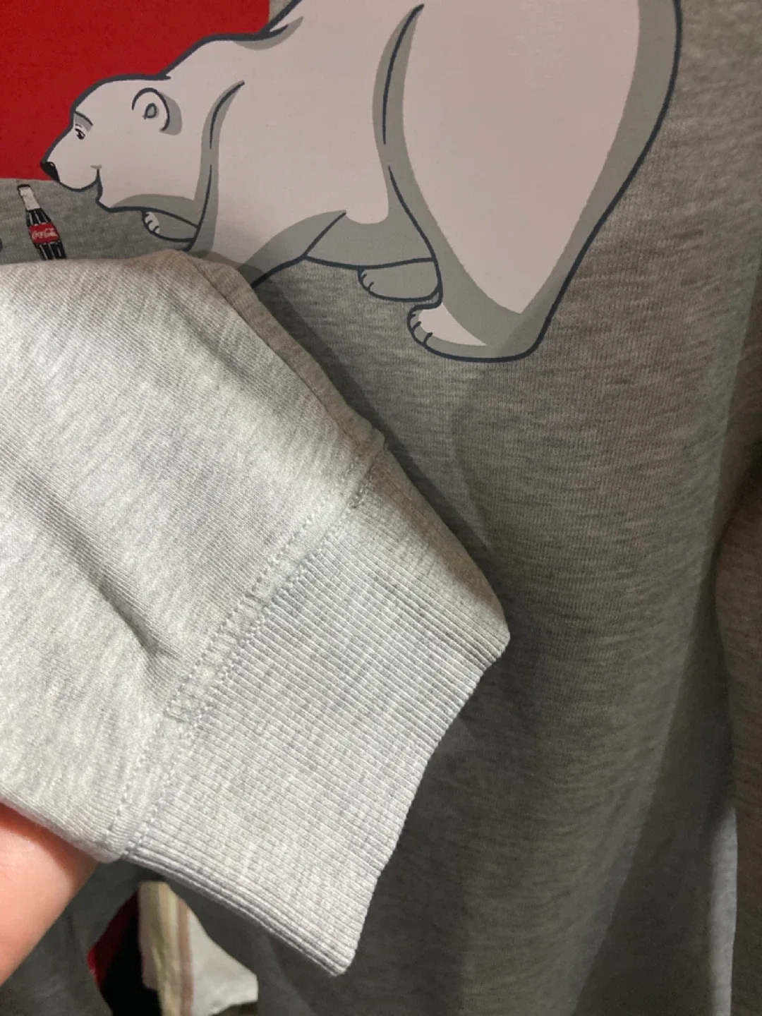 Coca-Cola Polar Bear Grey Sweatshirt image indicator(3)