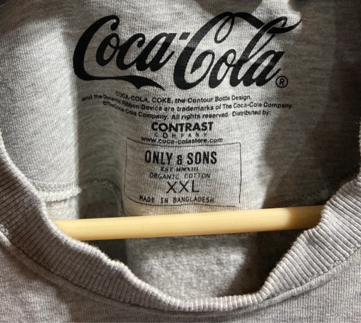 Coca-Cola Polar Bear Grey Sweatshirt image indicator(4)
