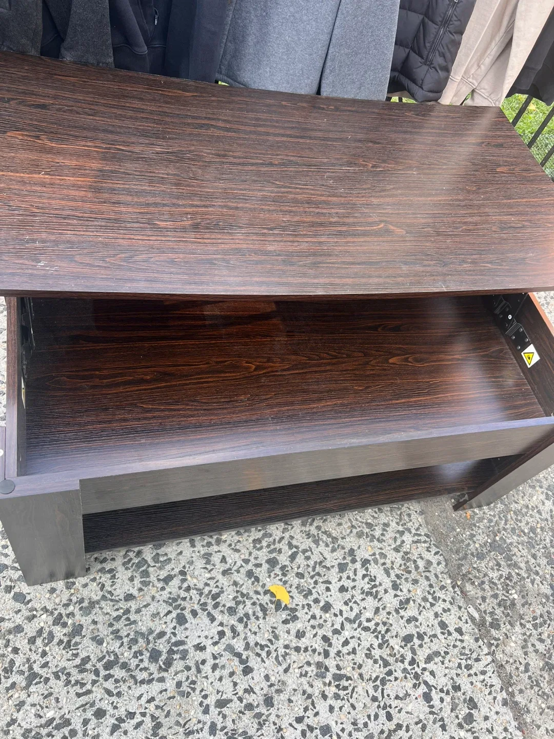 Brown Wood Coffee Table image indicator(2)