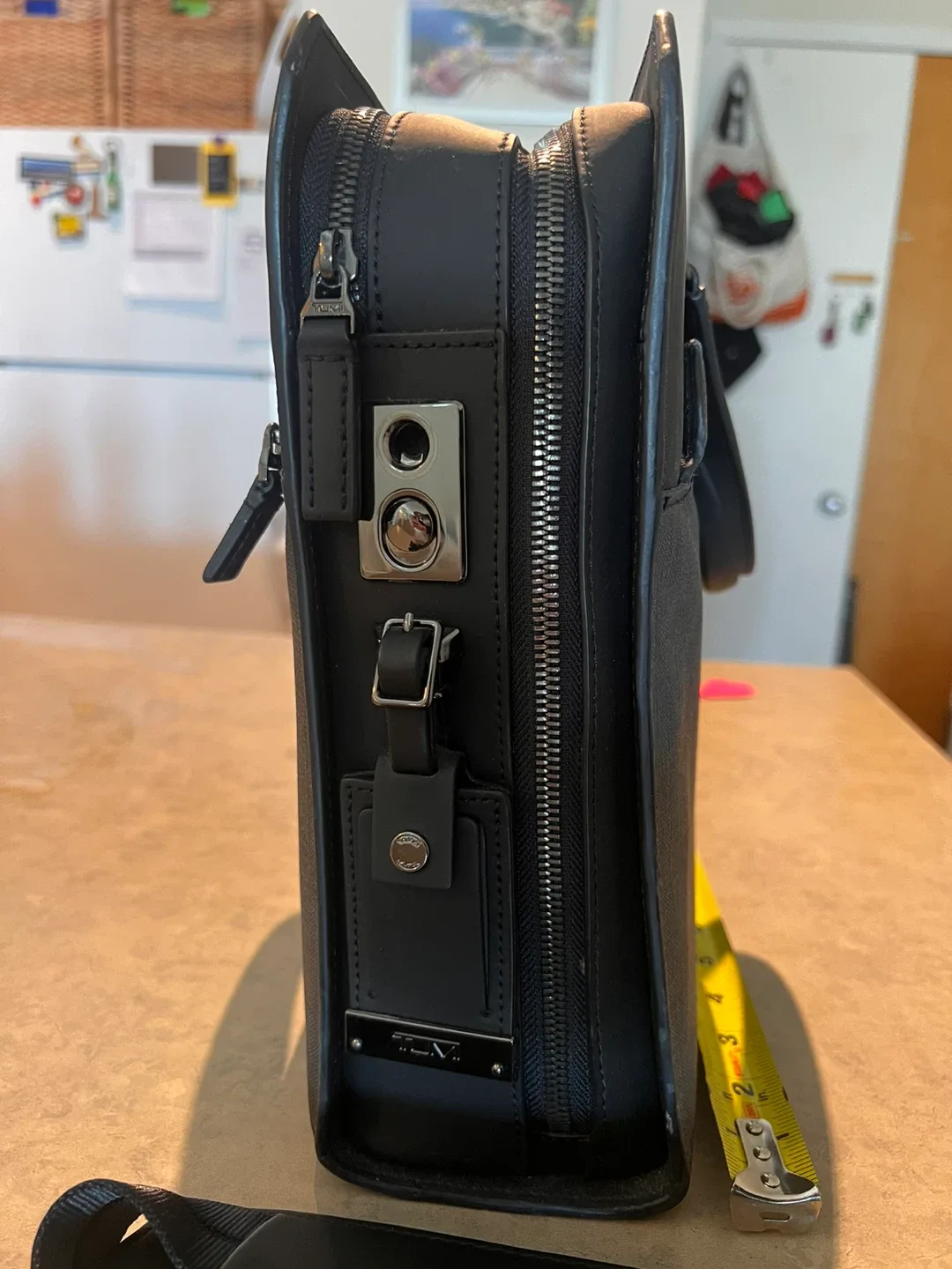 Tumi Ashton Black Leather Briefcase image indicator(4)