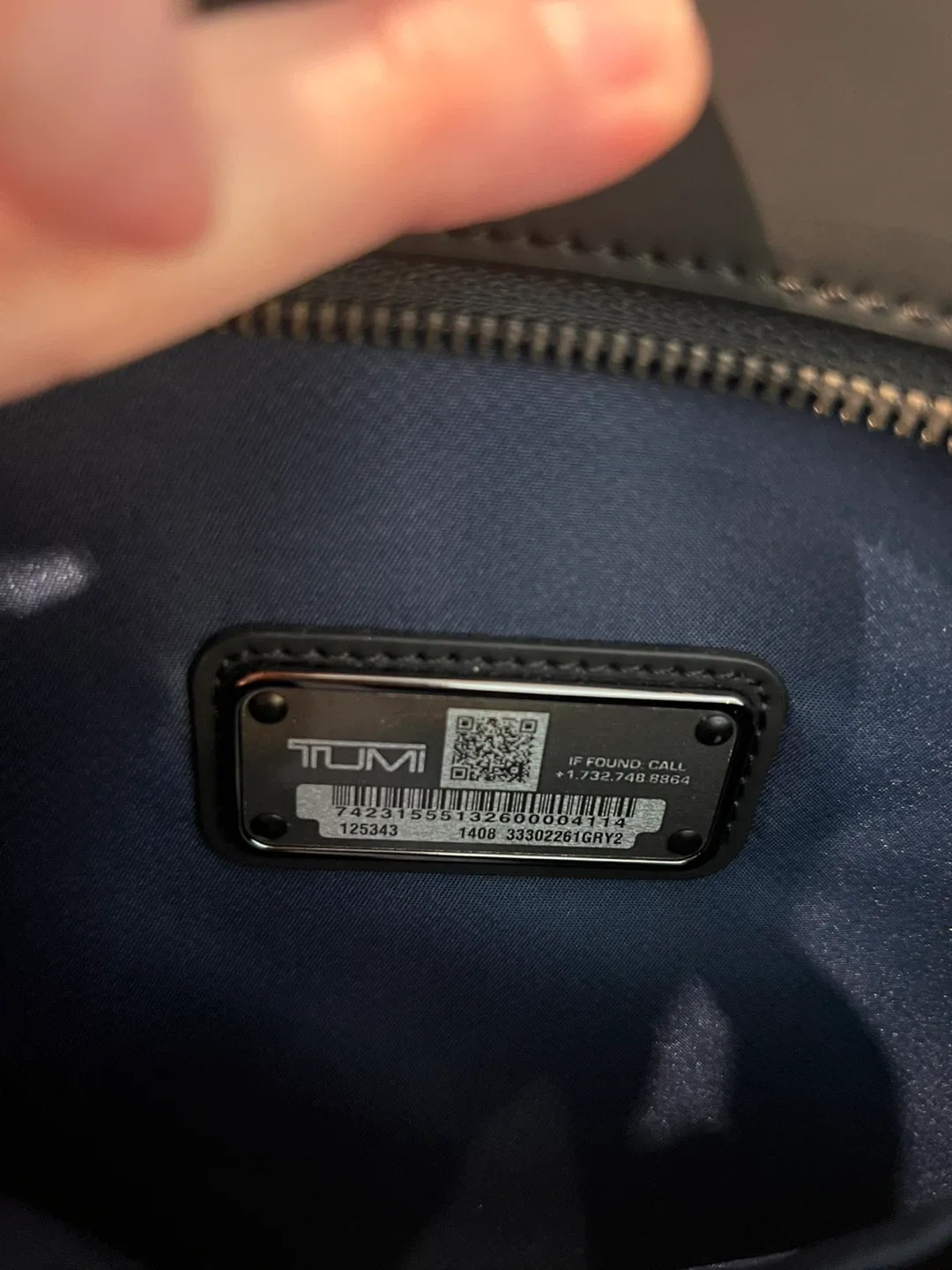 Tumi Ashton Black Leather Briefcase image indicator(8)