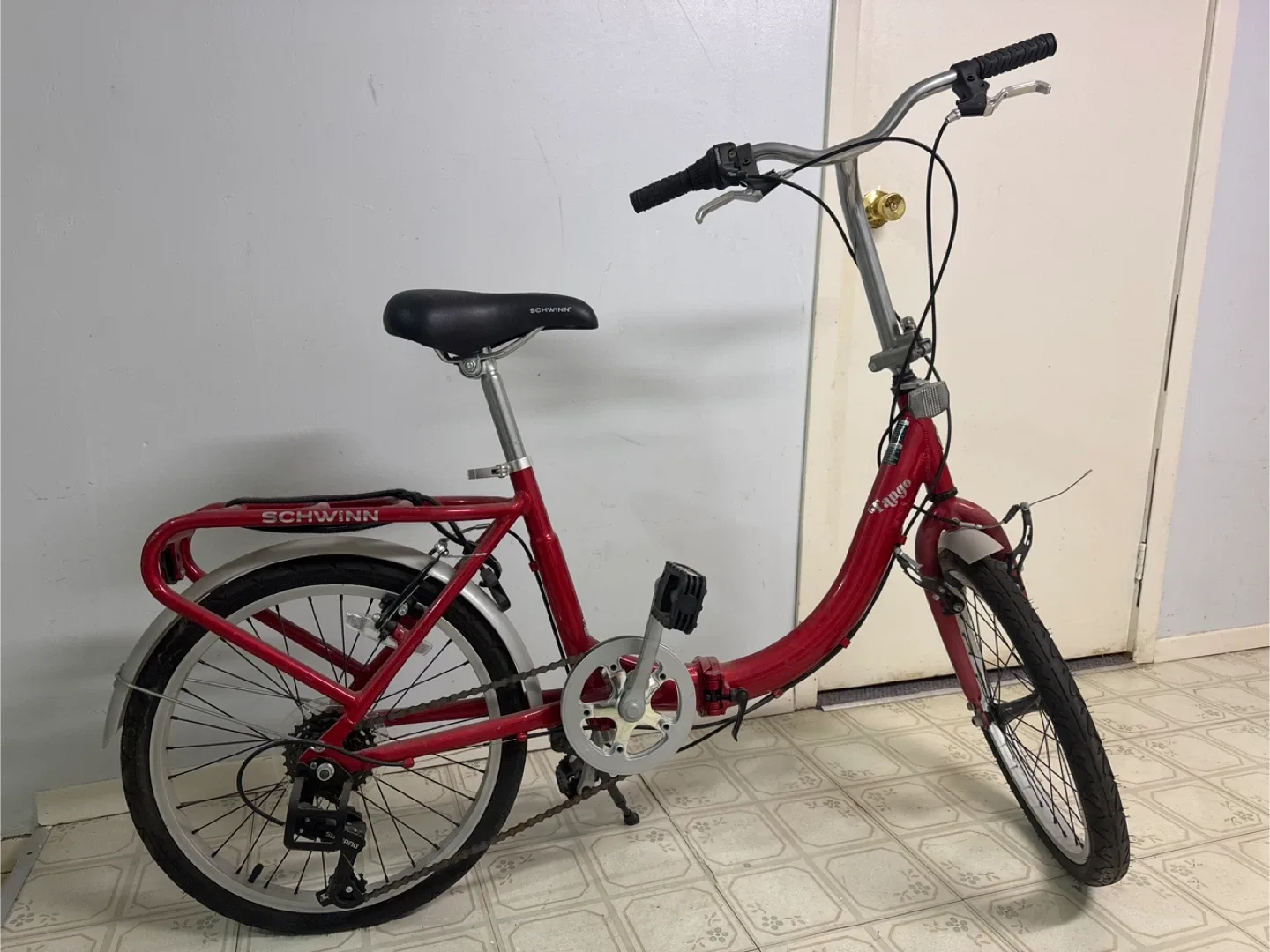 Schwinn Tango Folding Bike - Red thumbnail