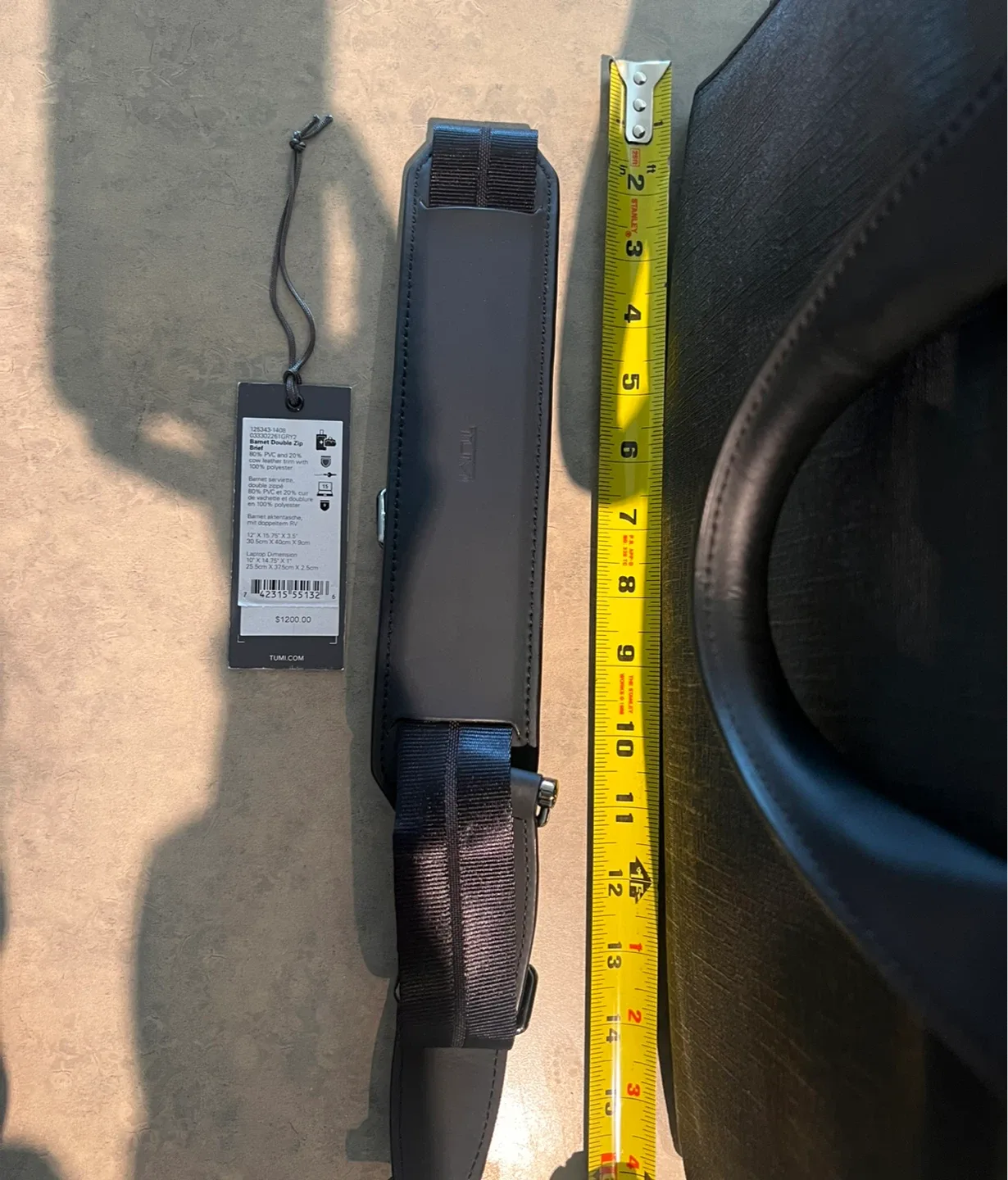 Tumi Ashton Black Leather Briefcase image indicator(2)