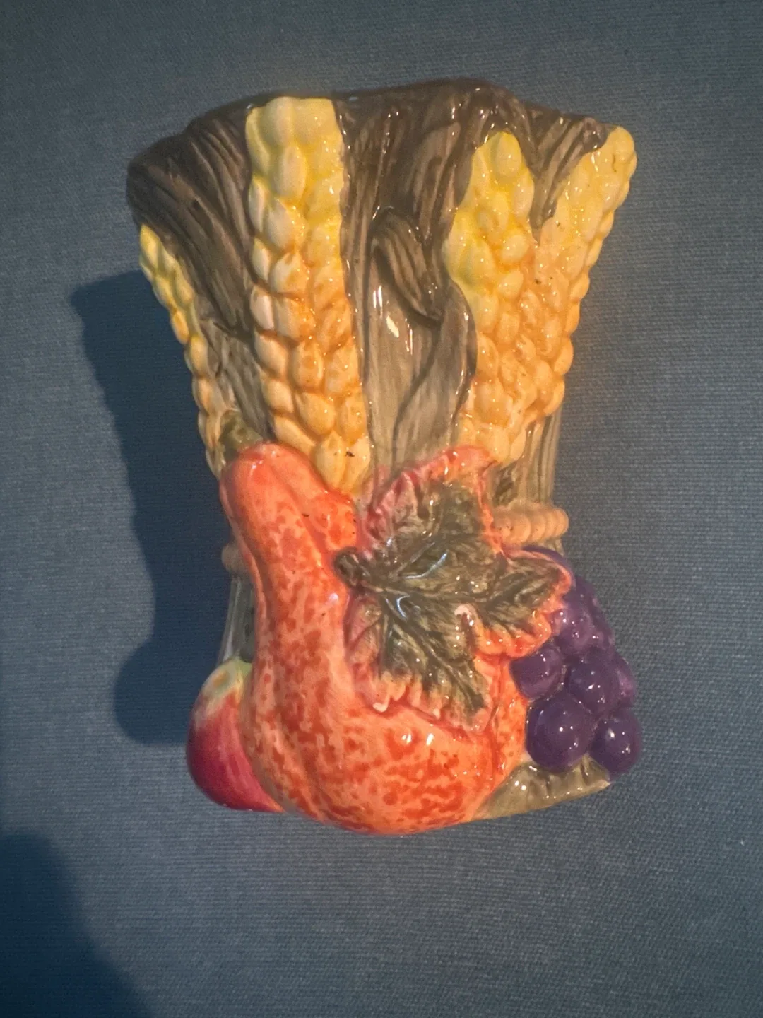 Vintage Fitz and Floyd Harvest Bounty Vase image indicator(3)