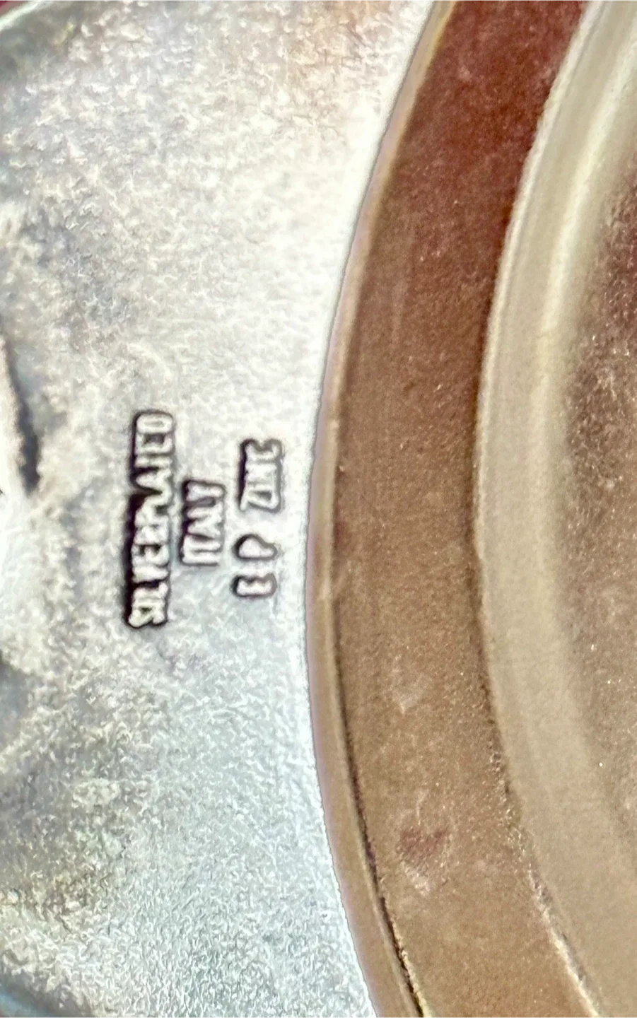 Silver Plated Italy EP Zinc Glass Carafe image indicator(3)