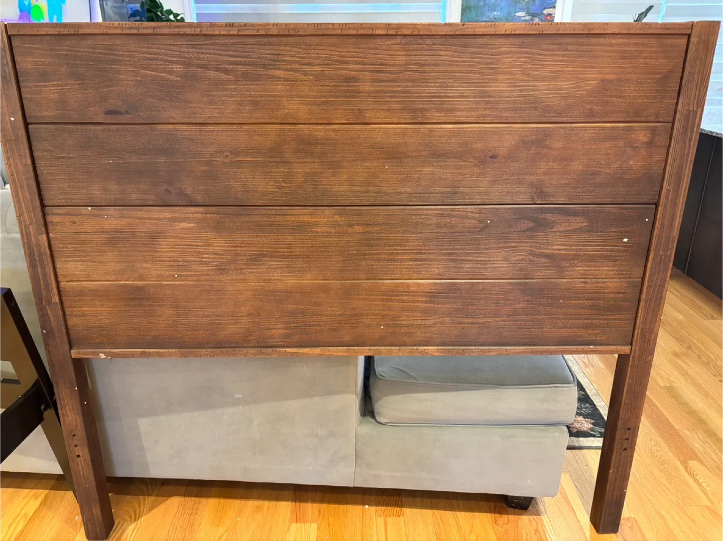 HardWood Headboard - Brown- TWIN image indicator(2)