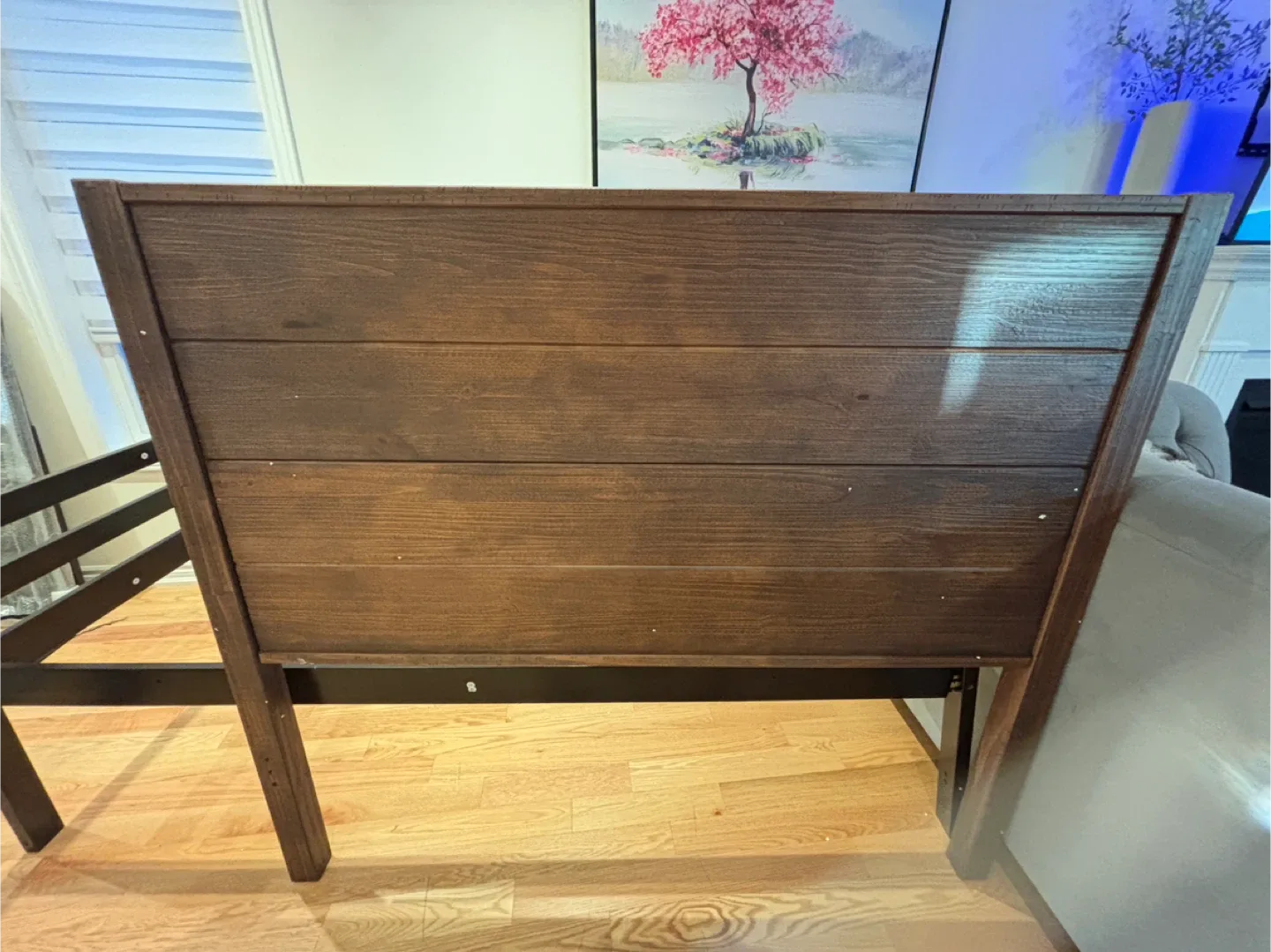 HardWood Headboard - Brown- TWIN image indicator(3)